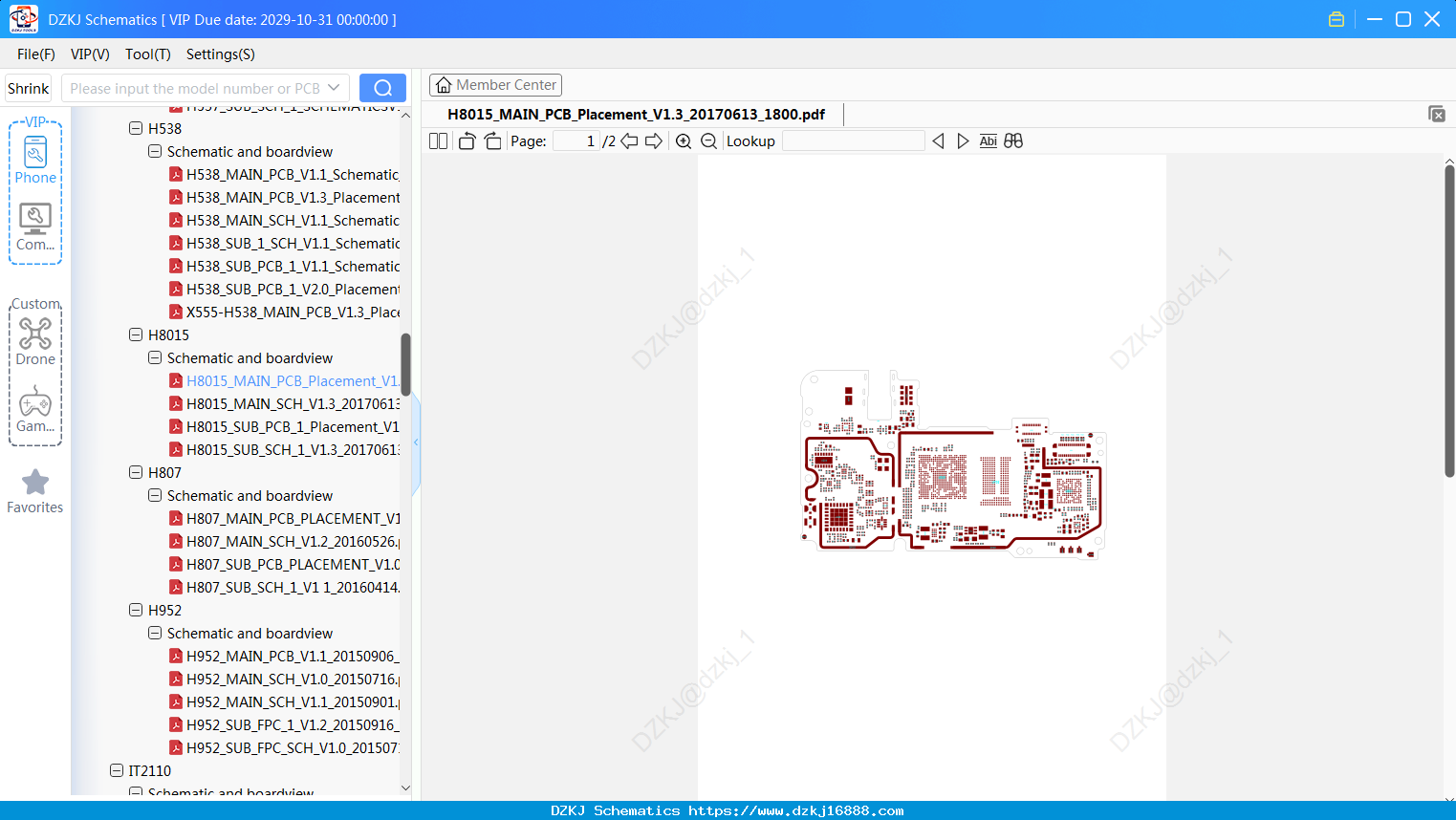 Infinix H8015_MAIN_PCB_Placement_V1.3_20170613_1800